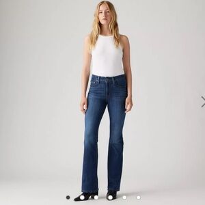 Levi 726 high rise flare jeans